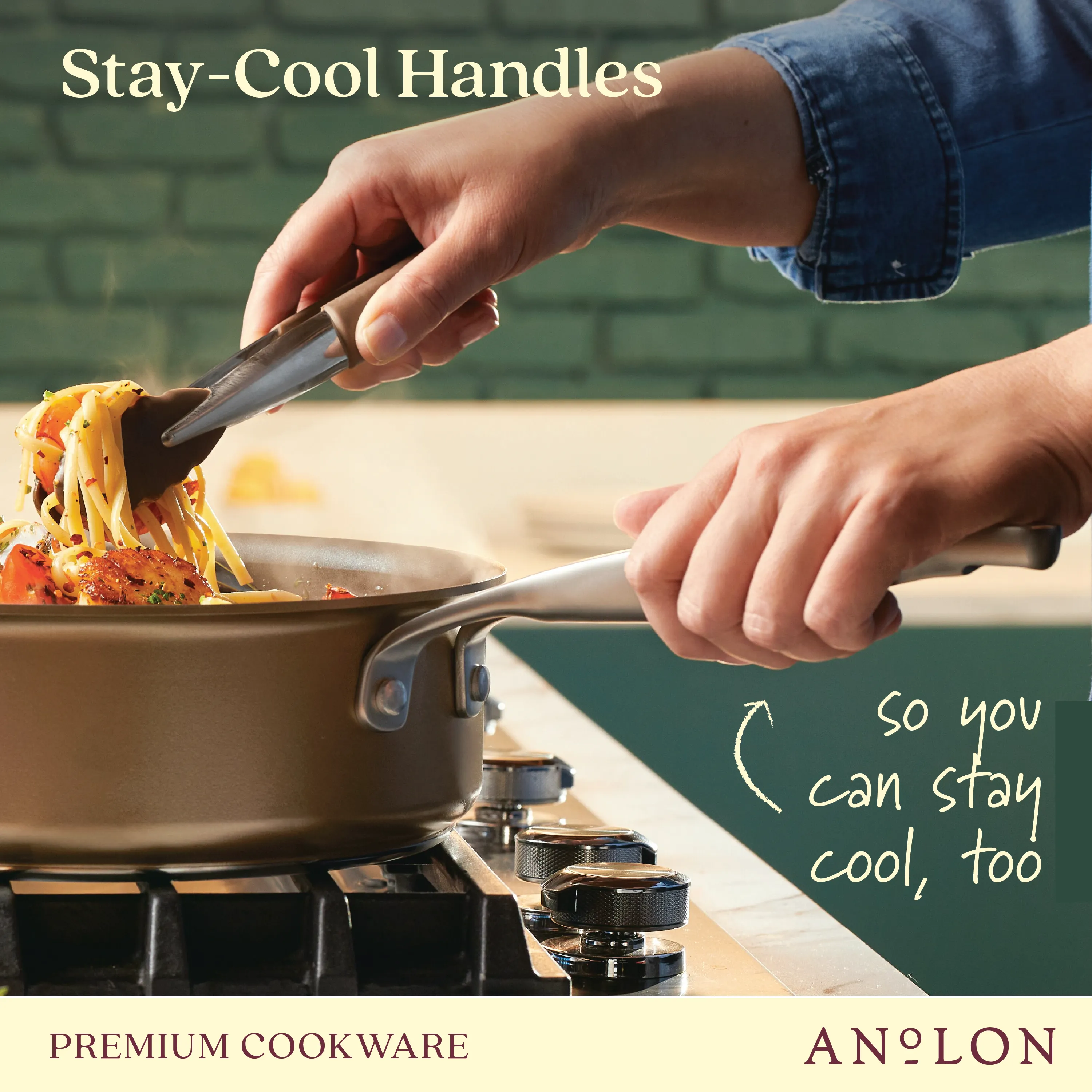 10-Piece Hard Anodized Nonstick Cookware Set