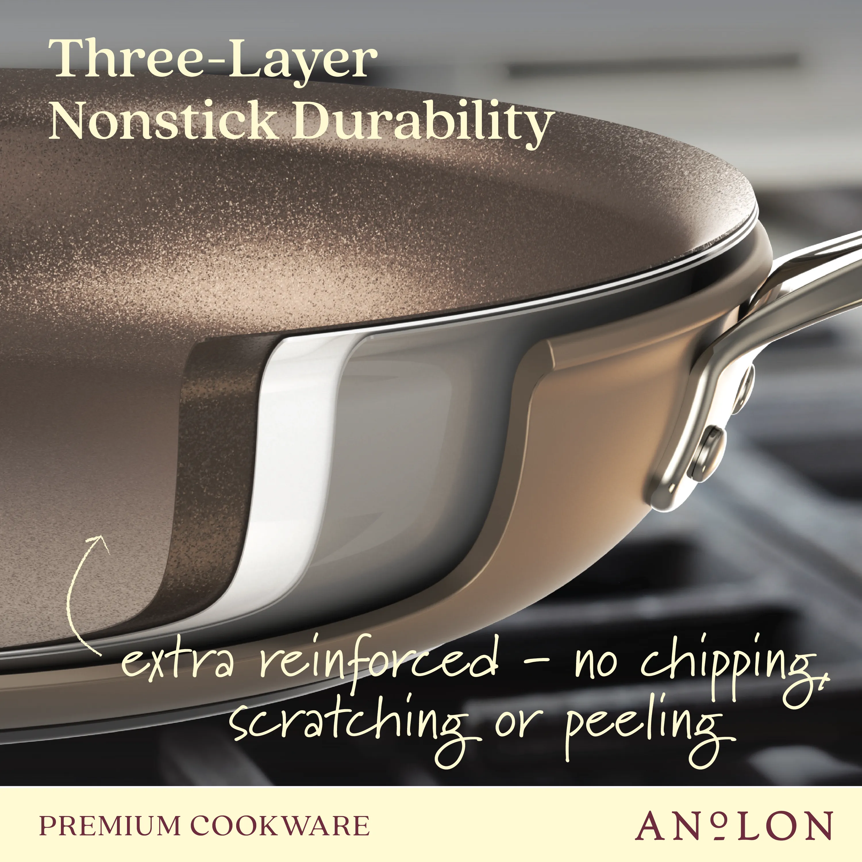 10-Piece Hard Anodized Nonstick Cookware Set