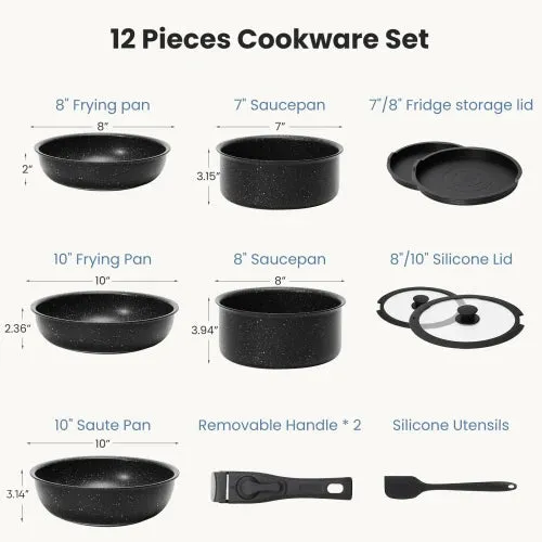 10-Piece Non-Stick Cookware Set