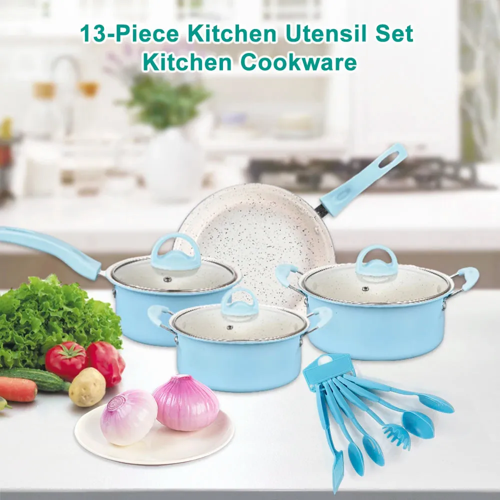 14pc Ceramic Nonstick Cookware Set