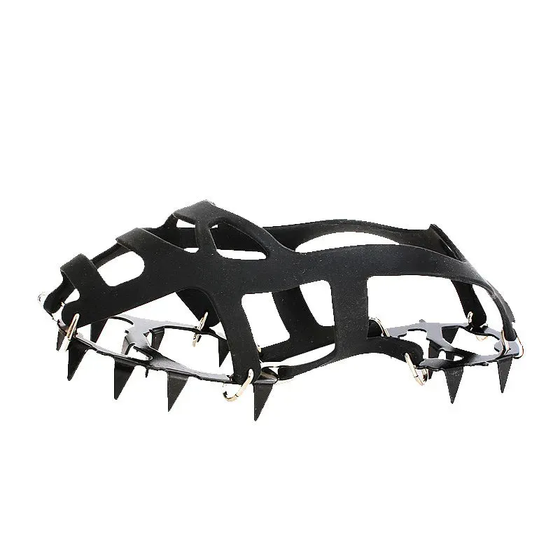 18-Teeth Anti-Slip Ice & Snow Grips – Boot Traction Cleats for Winter Safety