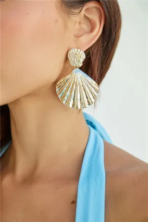 18K Gold Plated Sea Shine Earrings