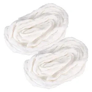 2-pack Beauty Coils Cotton Roll for Manicure Makeup Art Salon Supplies Skin Care 200g/bag Soft Disposal