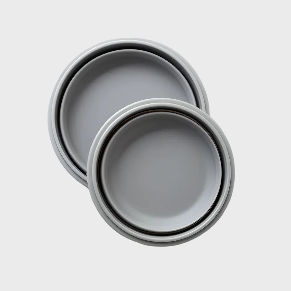 2 Piece Small Collapsible Bowl Set