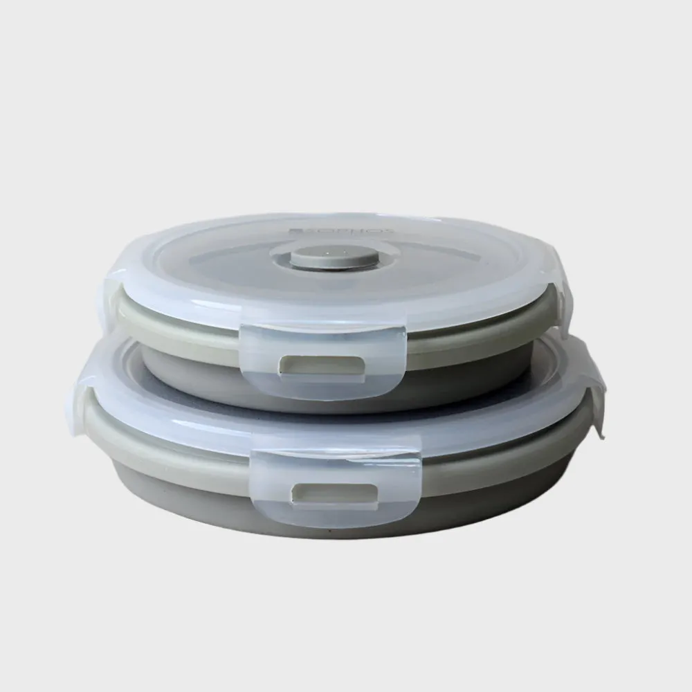 2 Piece Small Collapsible Bowl Set