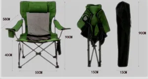 2019 New Outdoor Folding Chair Office Lunch Break Recliner Portable Beach Chair Back Fishing Chair Wild Camping Home Leisure Chair