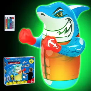 2025-Updated Shark Inflatable Punching Bag for Kids, 47'' Shark Toys for Kids, Uniquely-Designed Durable Indoor & Outdoor Toys Birthday for 3-8 Years Old Boys