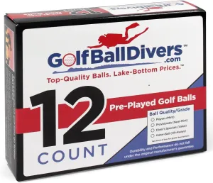 24 Pre-Owned for Top Flite 2 Dozen Recycled Golf Balls with Bonus 1 Club Rest Vivid Colors Dry Grip