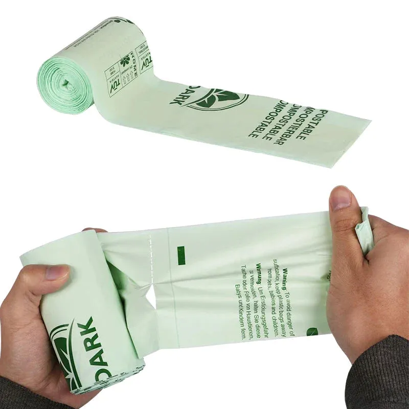 25/50 Pieces  compostable trash bags biodegradable kitchen food waste bag, corn starch garbage bags ,kitchen scraps bag
