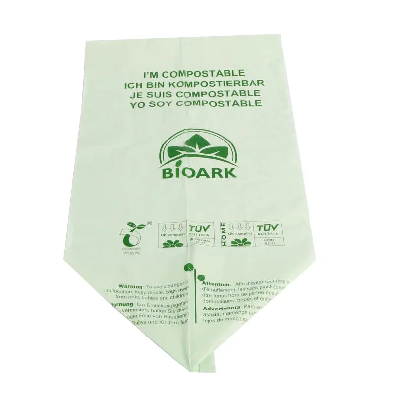25/50 Pieces  compostable trash bags biodegradable kitchen food waste bag, corn starch garbage bags ,kitchen scraps bag