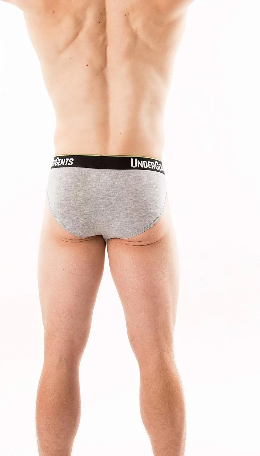 3-Pack Men's Brief Underwear CloudSoft Fabric with Cooling Modal