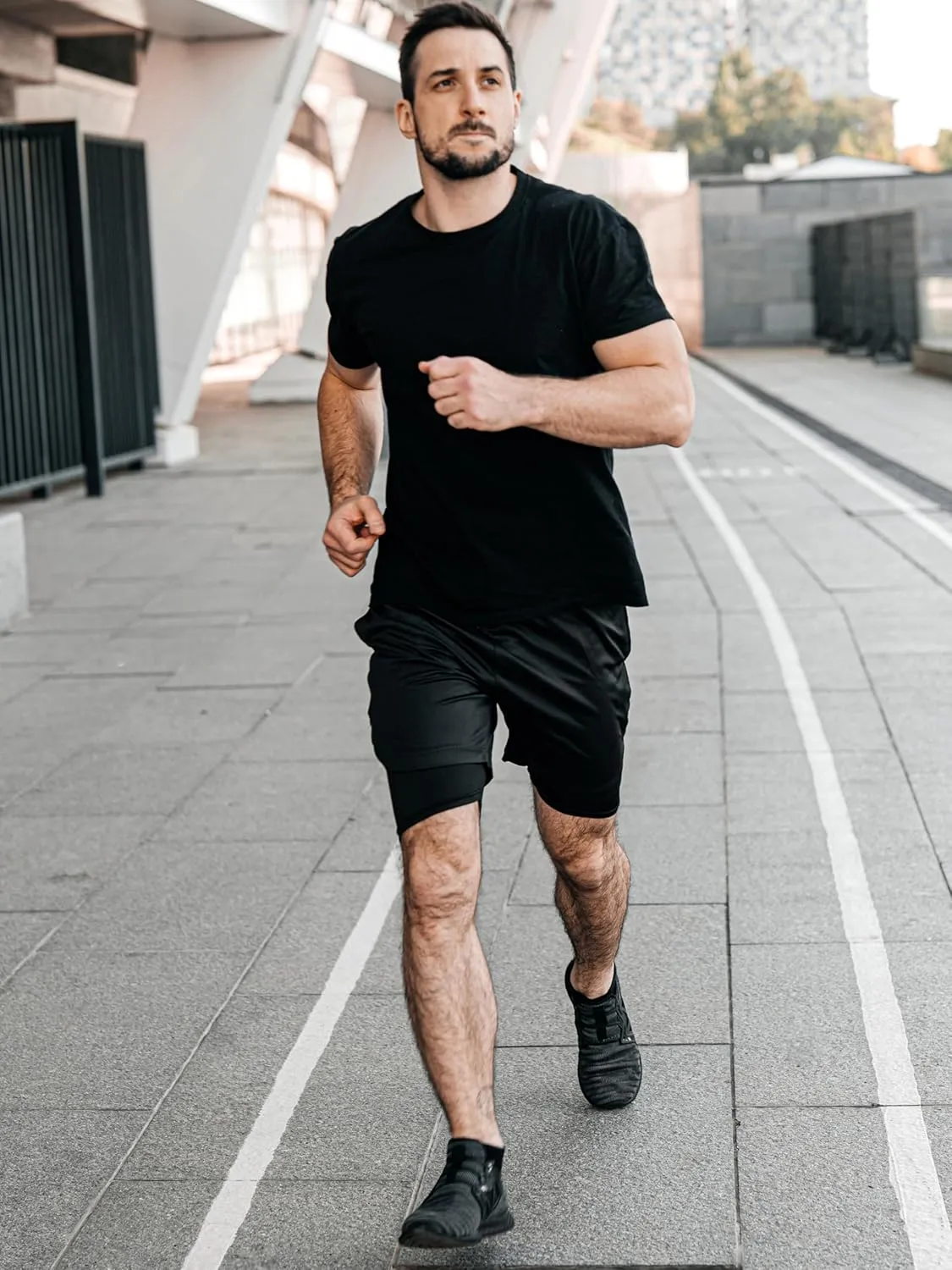 3 Pack Men's Quick Dry Shirts, Moisture Wicking Tees, Mesh Dry Fit Athletic Workout Fitness Short Sleeve