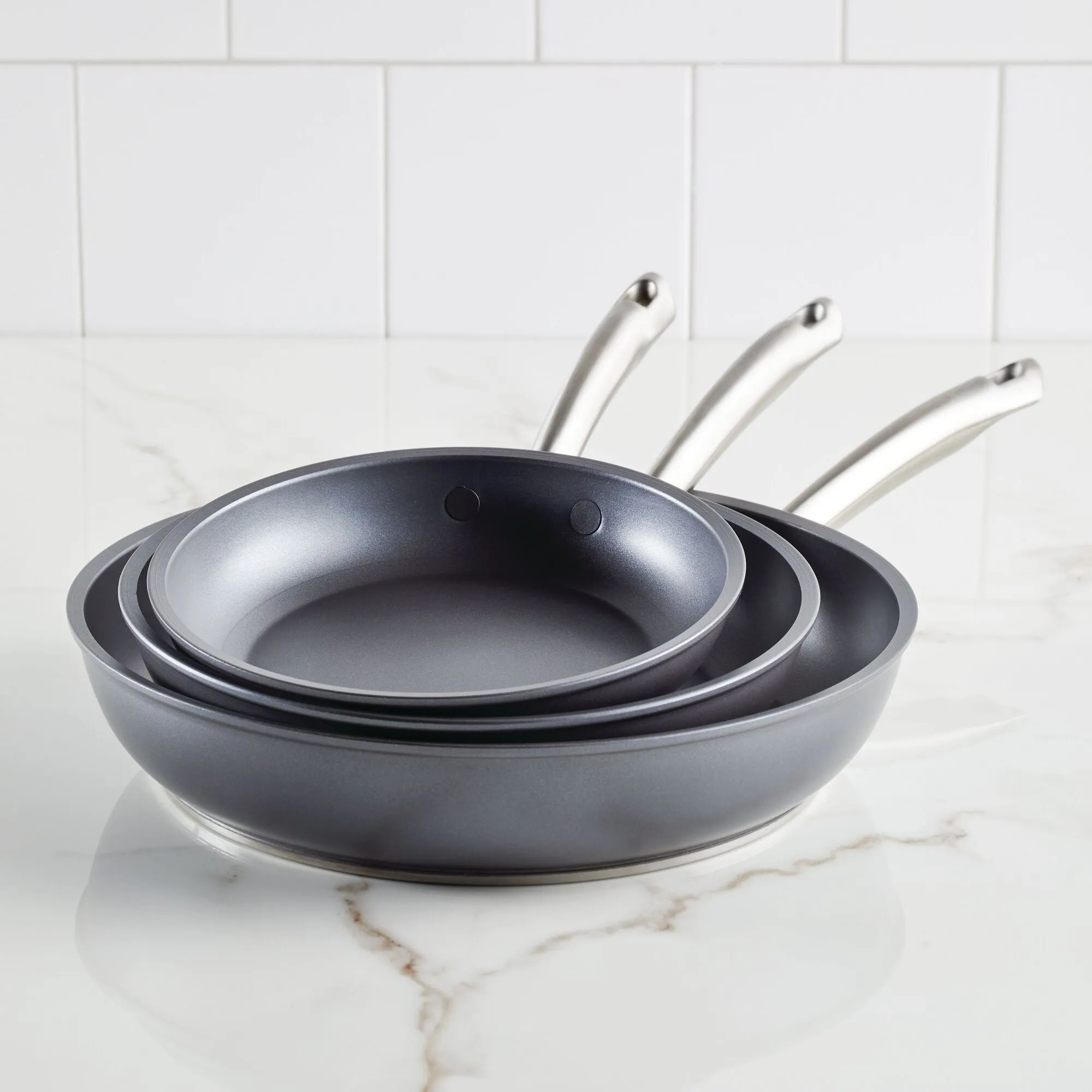 3-Piece Nonstick Frying Pan Set