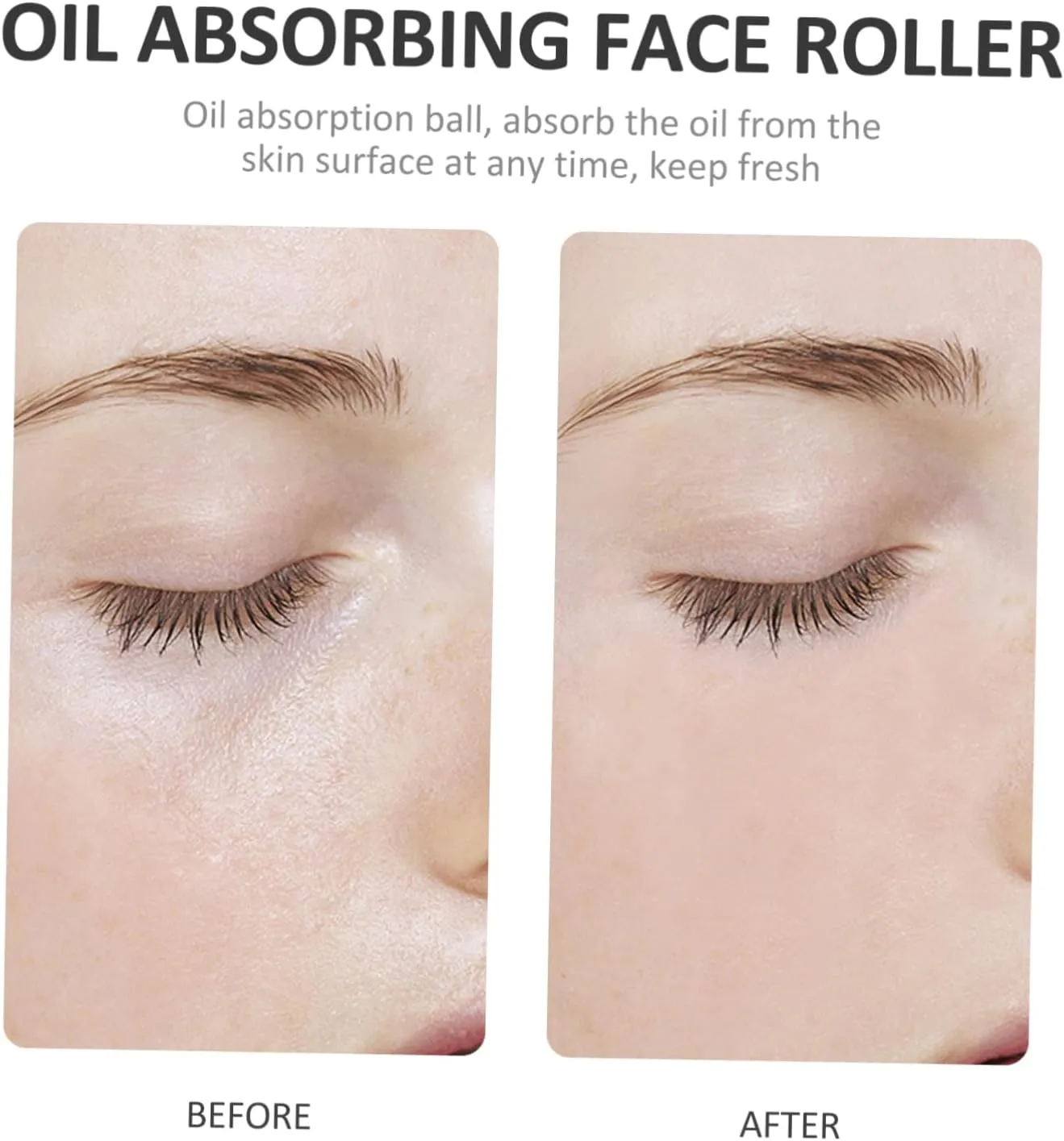 4pcs Oil-Absorbing Volcanic Stone Face Roller for Oily Portable and Lightweight Facial Oil Cleaner Remover Tool Go Use
