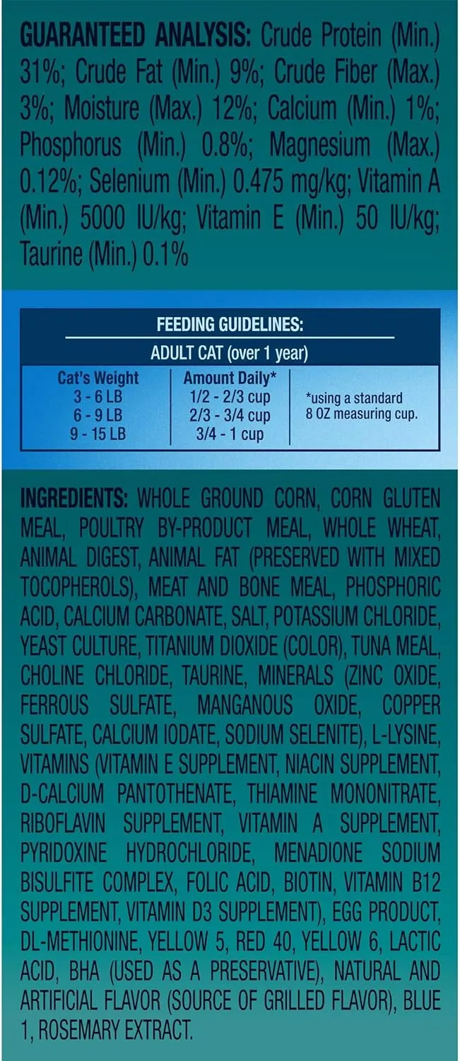 9Lives Plus Care Dry Cat Food, 3.15 lb. Bag