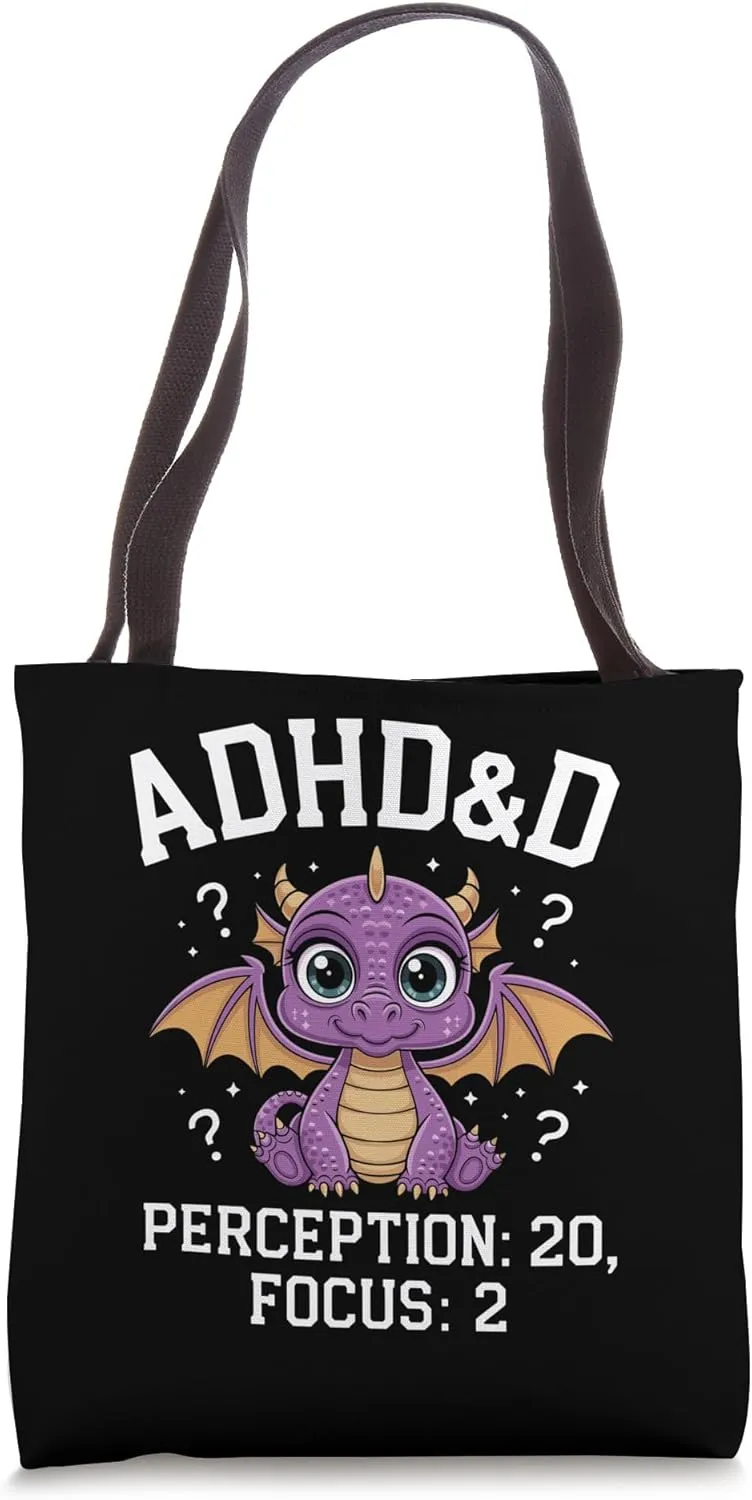 Adhd&d Adhd Tote Bag