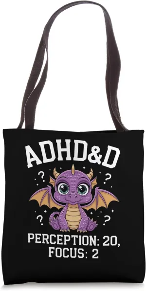 Adhd&d Adhd Tote Bag