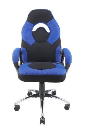 Adiko Breath Series - Front Breathable Mesh Fabric - Blue / Black