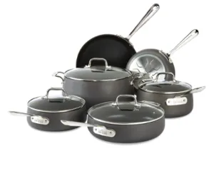 All-Clad, E785SC64, HA1, Hard Anodized Nonstick 10-Piece Set