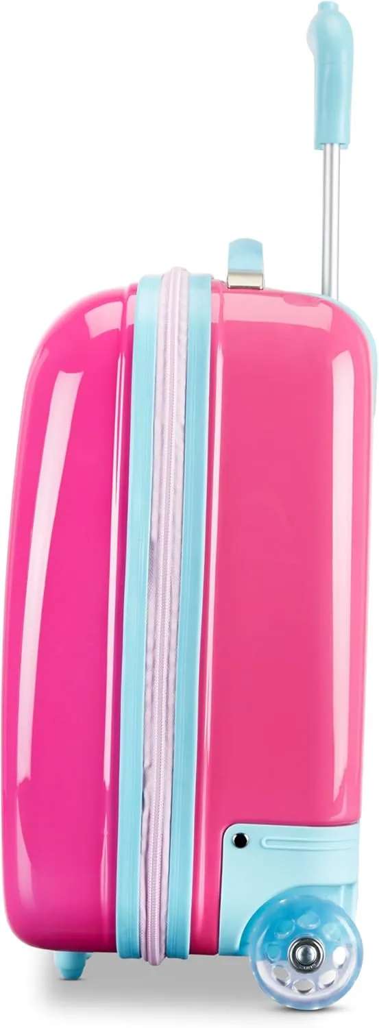 American Tourister Disney Minnie Mouse Kids Carry-On Luggage, Hardside With Single Spinner Wheels