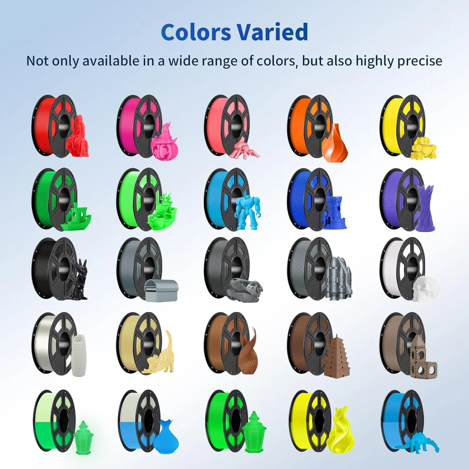 ANYCUBIC PLA 3D Printer Filament, RFID 3D Printing PLA Filament 1.75mm Dimensional Accuracy  /- 0.02mm, 1KG Spool (2.2 lbs), Beige