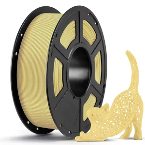 ANYCUBIC PLA 3D Printer Filament, RFID 3D Printing PLA Filament 1.75mm Dimensional Accuracy  /- 0.02mm, 1KG Spool (2.2 lbs), Beige