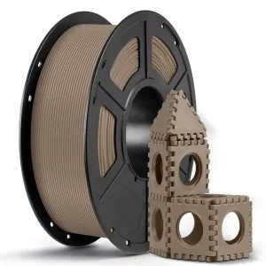 ANYCUBIC PLA 3D Printer Filament, RFID 3D Printing PLA Filament 1.75mm Dimensional Accuracy  /- 0.02mm, 1KG Spool (2.2 lbs), Brown