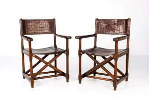 ARTDECO PRIZMIC & BRILL DIRECTOR’S ARMCHAIR