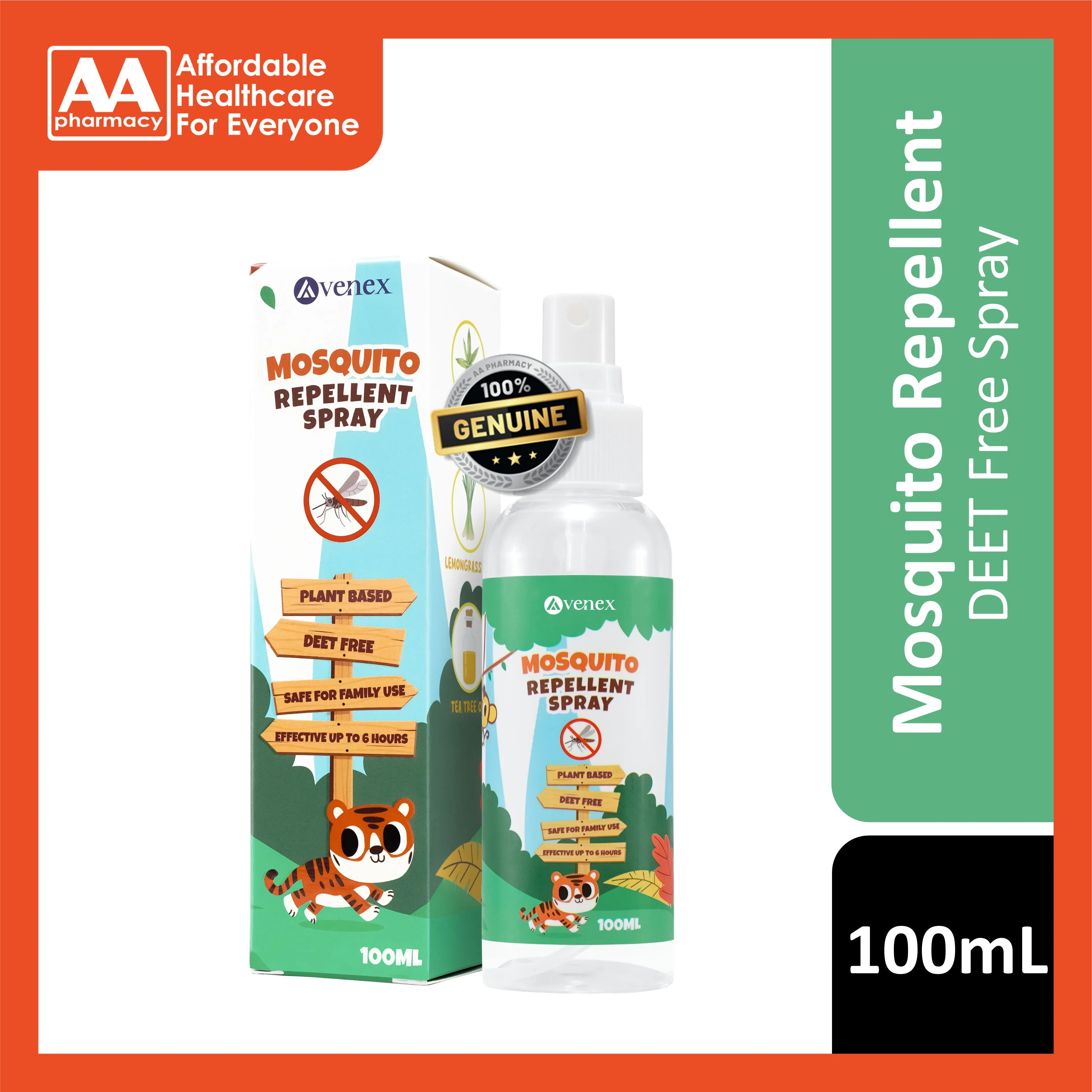 Avenex Mosquito Repellent Spray 100mL