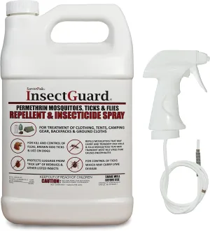 $averPak InsectGuard Permethrin Mosquitoes, Ticks and Flies Repellent & Insecticide Spray Gallon (128oz)