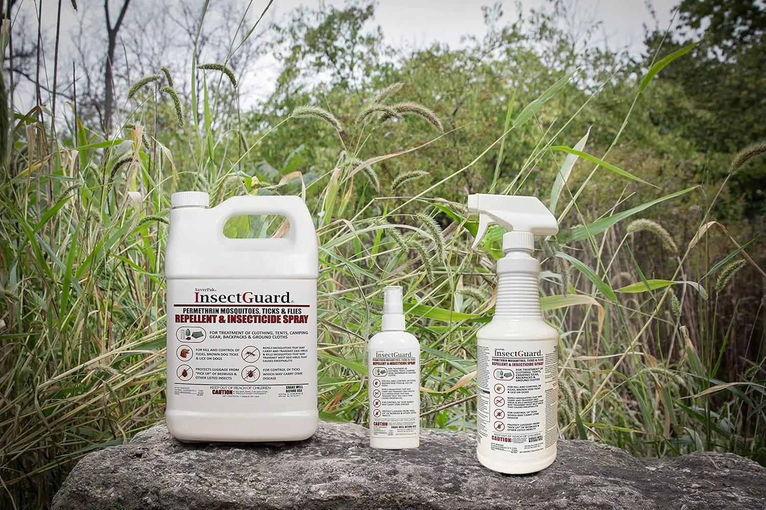 $averPak InsectGuard Permethrin Mosquitoes, Ticks and Flies Repellent & Insecticide Spray Gallon (128oz)