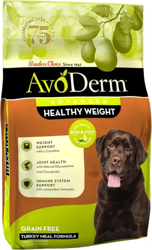 AvoDerm Natural Advanced Healthy Weight Dry Dog Food 24 lb