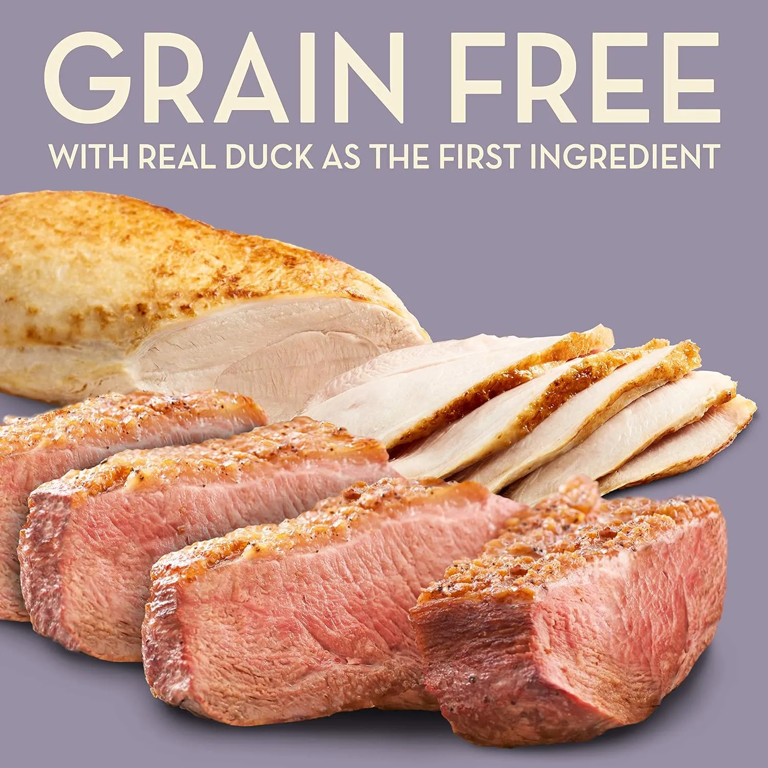 Avoderm Natural Grain-Free Dry Cat Food, All Life Stages Duck Recipe, 5 Lb Bag