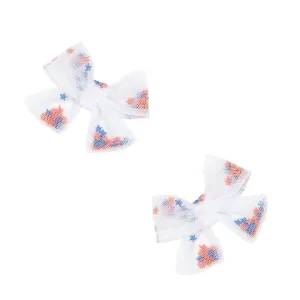 Baby Bling Shaker Baby Bloom Clip Set - USA Stars