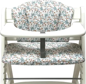 Baby Seat Cushion Set Washable for Alpha Hauck Accessories for Highchair - Flower Meadow Blue, Standard