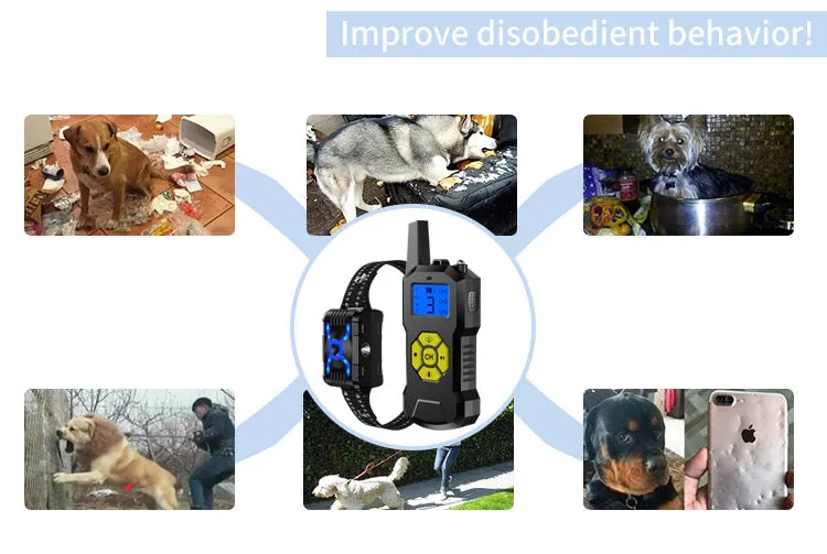 Bark Doctor T500 Vibration Spray Remote Dog Training Collar