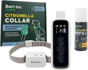 Barktec Citronella Spray Collar with Remote