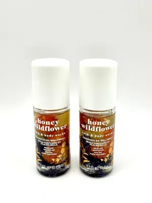 Bath and Body Work Honey Wildflower Fragrance Oil Rollerball, 0.25 fl oz, 2-Pack