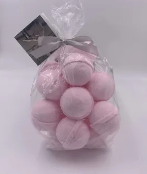 Bath Bomb Fizzies: Made in USA with Shea Butter, Ultra Moisturizing, Great for Dry Skin, All Skin Types (14 Count) Pack of 1 (Cherry Blossom)