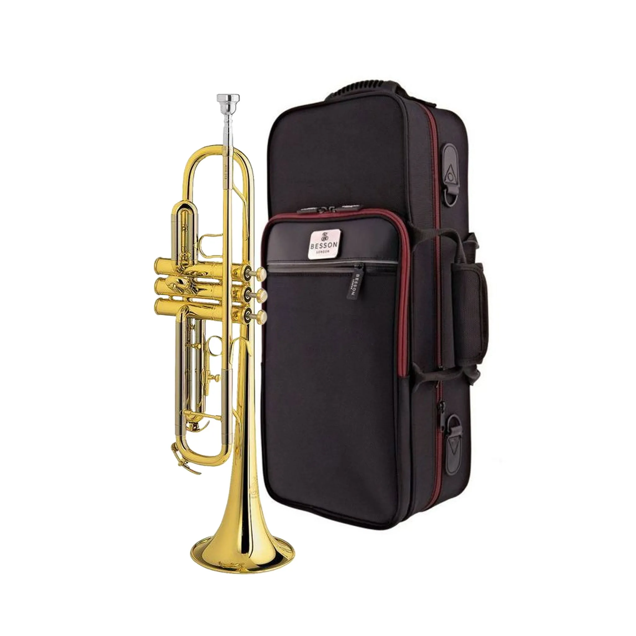 Besson Standard BE110 student Bb trumpet outfit