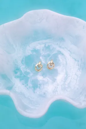 Blossom Studs Earrings Gold