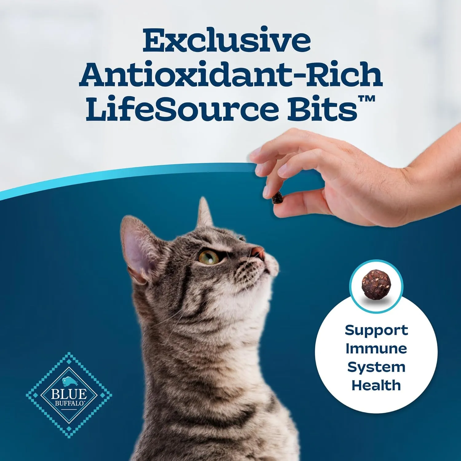 Blue Buffalo Tastefuls Adult Cat Dry Food, Multi-Protein Chicken & Turkey Recipe, 15-lb. Bag