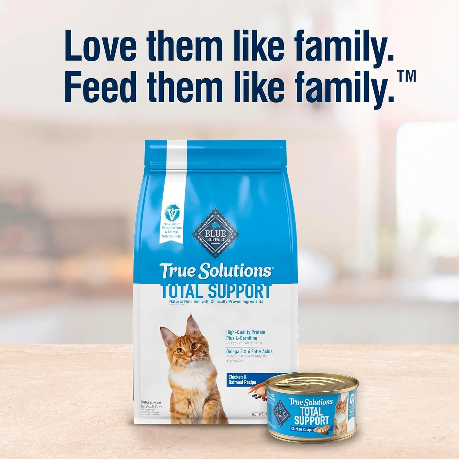 Blue Buffalo True Solutions Total Support Natural Dry Cat Food for Adult Cats, Chicken, 11-lb. Bag