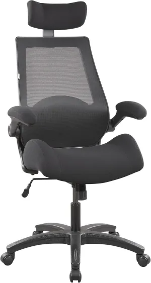 BOLISS 400lbs High Back Ergonomic Mesh Computer Office Desk Chair with Super Soft Adjustable Arms Molded Foam Seat Lumbar Support(Black)