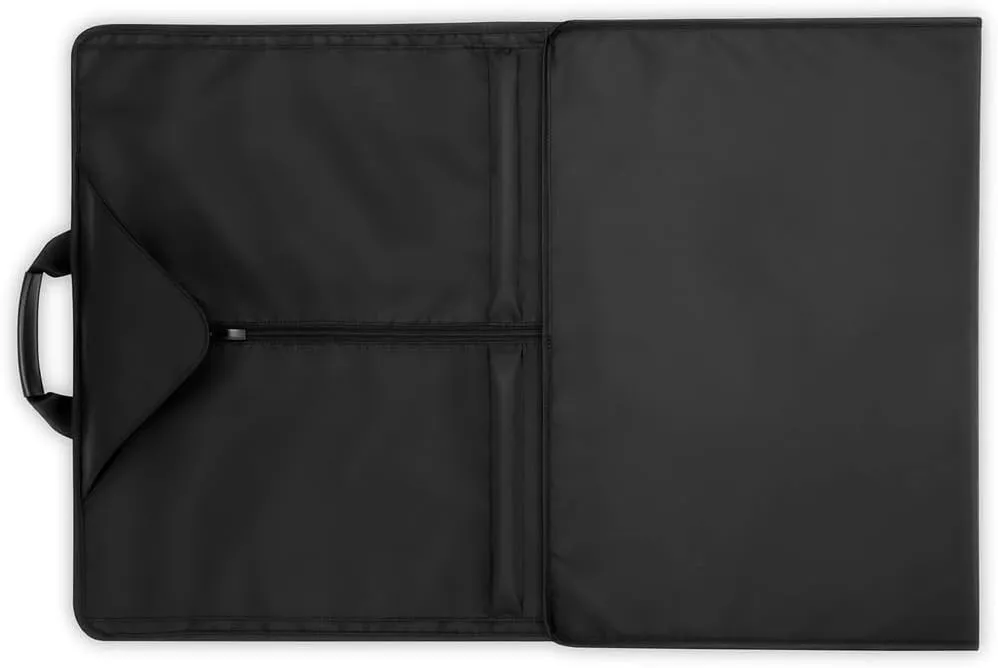 Briggs & Riley Check In Garment Sleeve for Hanging Clothes - Suit & Dress Travel Bag for Men & Women, Wrinkle Reducing Carrier for Shirts, Tuxedos, Coats, & More - Black