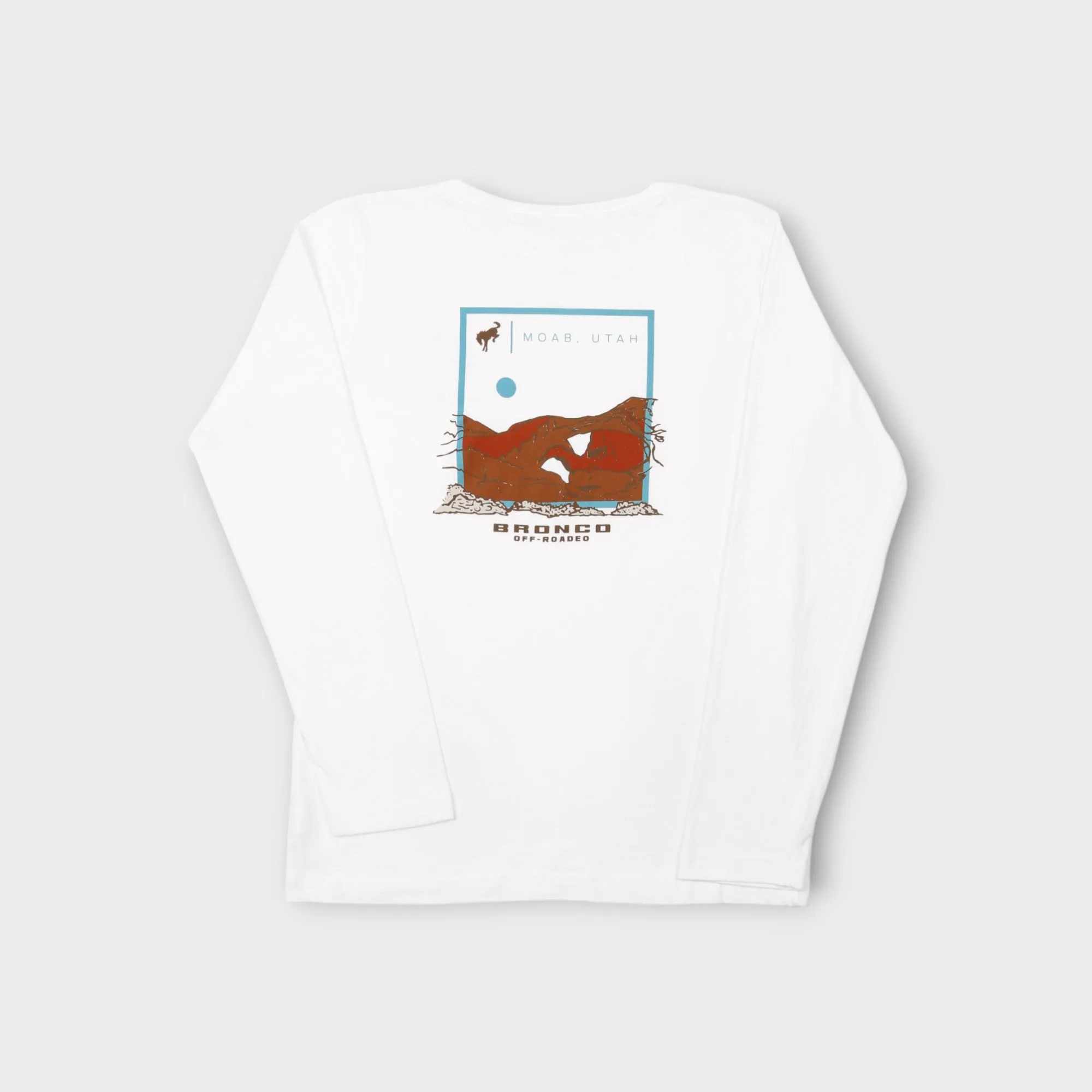 Bronco Off Roadeo Women's - UT Square Scape LS Tee