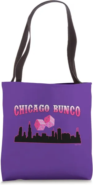 Bunco Funny Bunco Game Night Chicago Bunco Tote Bag