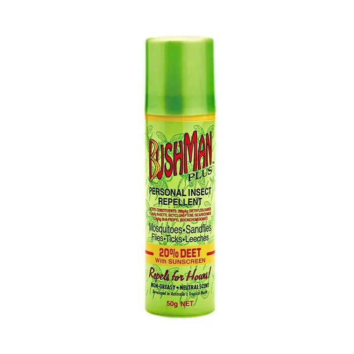 Bushman PLUS Repellent with Sunscreen Aerosol 50g