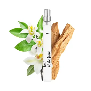 By Rosie Jane Eau De Parfum Travel Spray (Lake) - Clean Perfume for Women - Essential Oil Mist with Notes of Vanilla, Sandalwood & Neroli - Women's Fragrances (10ml)