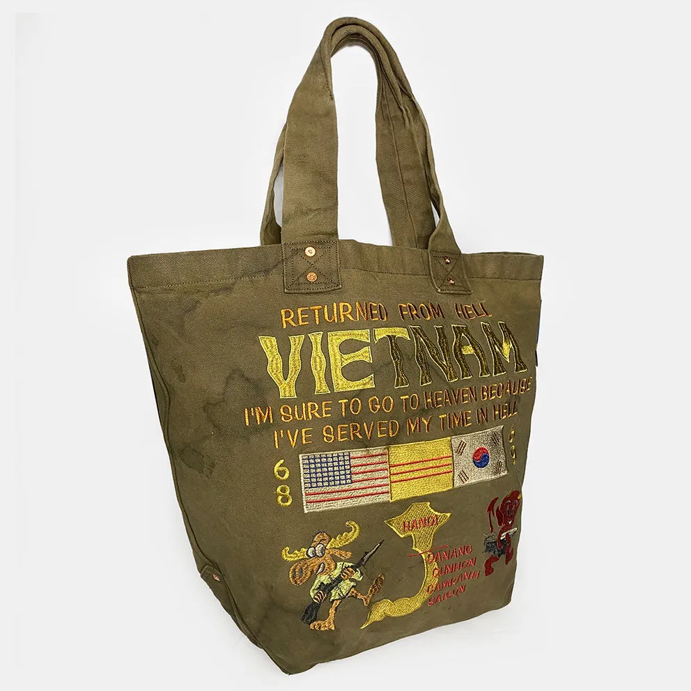 BZEN TOTE20-18MG NAM TOTE BAG-20oz-E0 MOSS GREEN